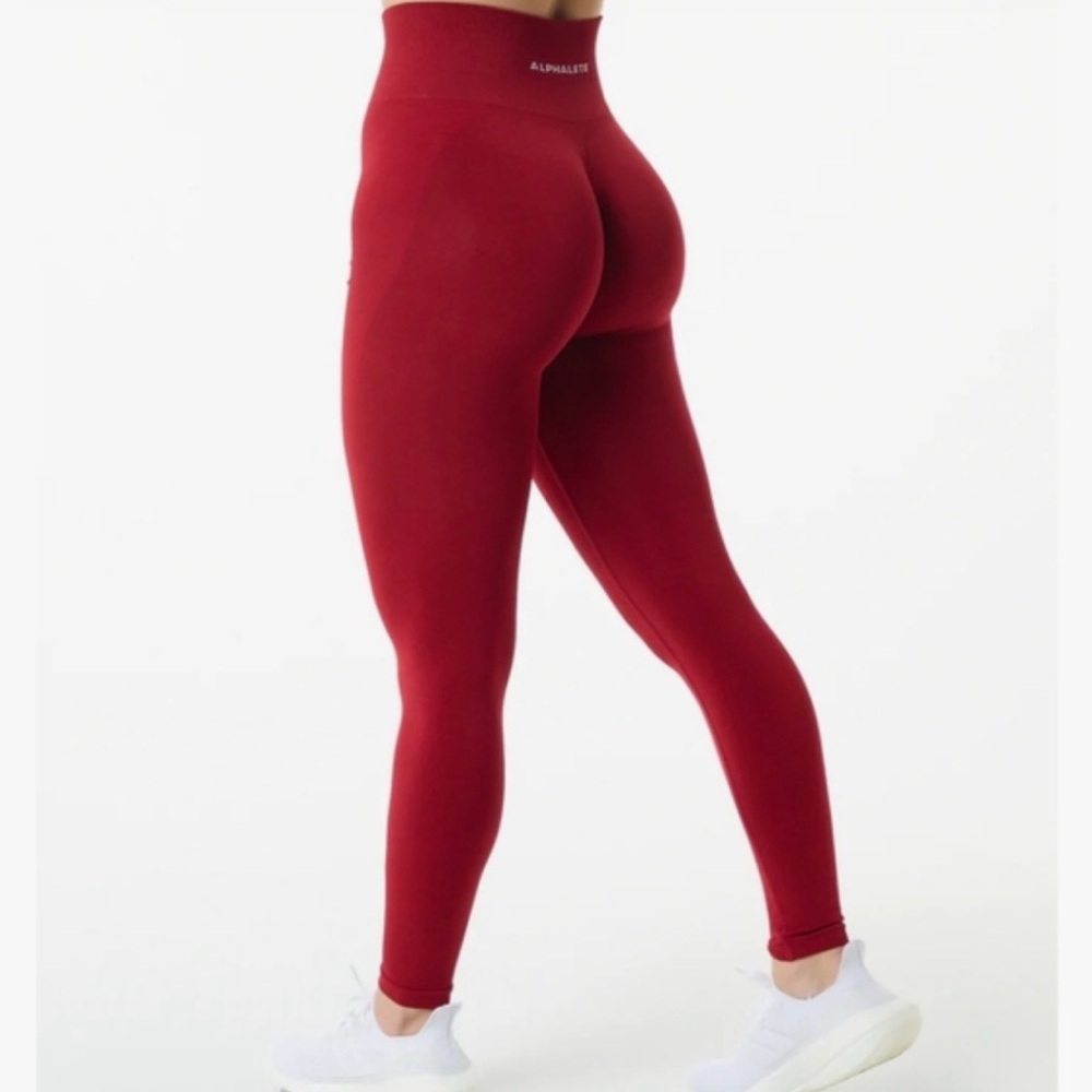 Alphalete Amplify Leggings Scarlet